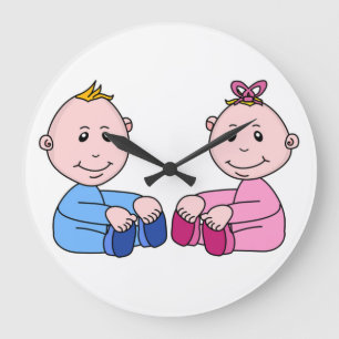 TWINS GROßE WANDUHR