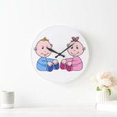 TWINS GROßE WANDUHR (Zuhause)
