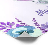 Twins Guest Book Alternative Signing Page Girls Poster (Ecke)