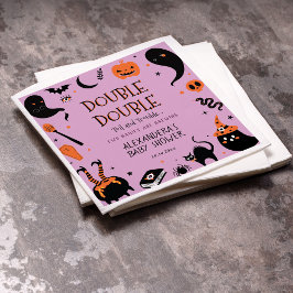 Twins Halloween Baby Dusche Serviette