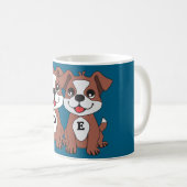 Twins Hund Kaffeetasse (VorderseiteRechts)