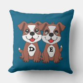 Twins Hund Kissen (Vorderseite)