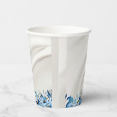 Twins in Bloom Baby Shower Pappbecher (Rechts)