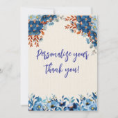 Twins in Bloom Dankeskarte (Vorderseite)