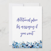 Twins in Bloom Dankeskarte (Rückseite)