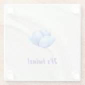 Twins in Bloom Glasuntersetzer (Rückseite)