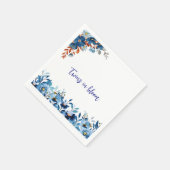 Twins in Bloom Serviette (Ecke)