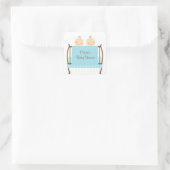 Twins in Blue Crib Stickers (Tasche)