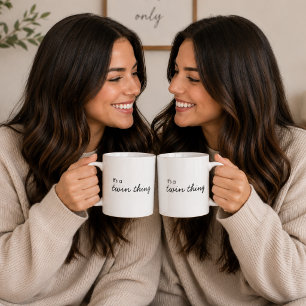 Twins Kaffeetasse Es ist eine Zwillingssache pas