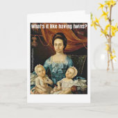 Twins Karte (Gelbe Blume)