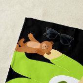 Twins Keepake Personalisiert Strandtuch (Beispiel)