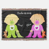 Twins Keepake Throw Blanket Decke (Vorderseite)