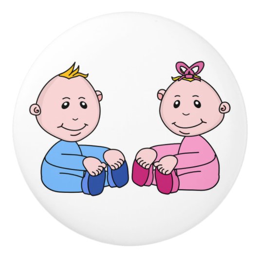 TWINS KERAMIKKNAUF (Vorderseite)
