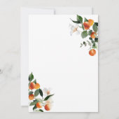 Twins Kleine Süssen Babydusche Einladung (Rückseite)