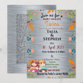 Twins kommende Einladung (Vorne/Hinten)