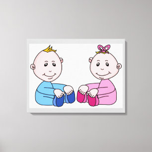 TWINS LEINWANDDRUCK