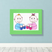 TWINS LEINWANDDRUCK (Insitu (Holzboden))