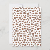 Twins Leopards Wild Ones Safari Baby Shower Einladung (Rückseite)