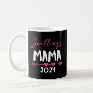 Twins Mama 2024 Mama-bis 2024 Voraussichtliche Twi Kaffeetasse