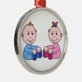 TWINS ORNAMENT AUS METALL (Rechts)