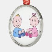 TWINS ORNAMENT AUS METALL (Links)