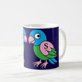 Twins Papagei Kaffeetasse