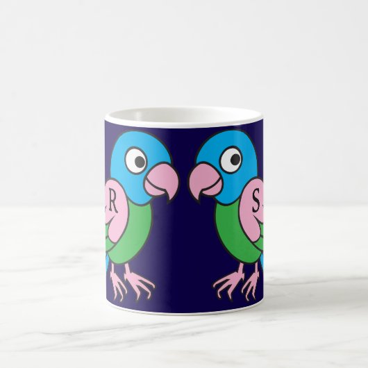 Twins Papagei Kaffeetasse (Mittel)