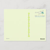 Twins Peas in einer Pod Baby Dusche Danke Postkarte (Rückseite)