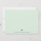 Twins Peas in einer Pod Baby Dusche Einladungen (Rückseite)