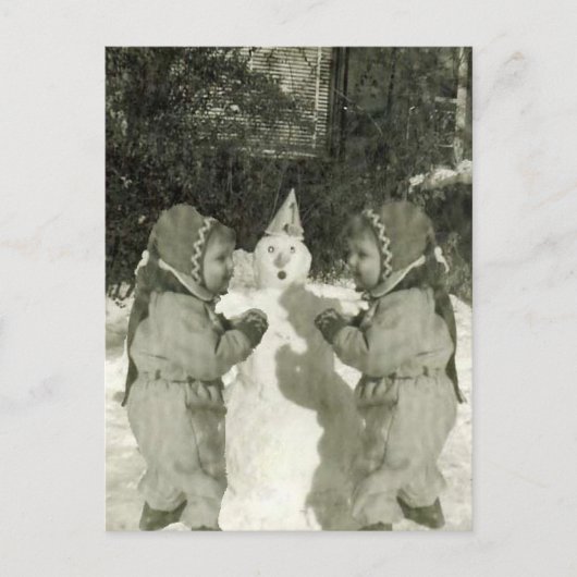 Twins Postcard Postkarte (Vorderseite)