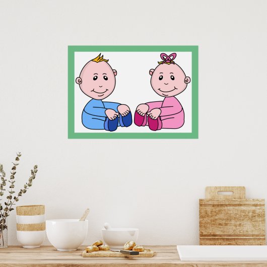 TWINS POSTER (Küche)