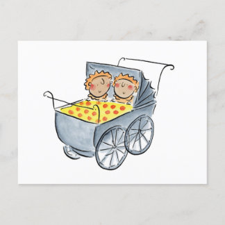 Twins Postkarte
