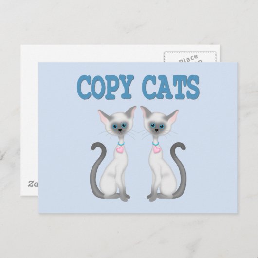 Twins Postkarte (Vorne/Hinten)