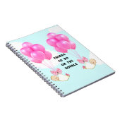 Twins Pregnancy Gift Notizblock (Rechte Seite)