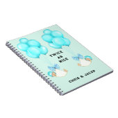 Twins Pregnancy Journal Notizblock (Rechte Seite)