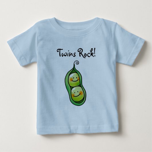 Twins Rock Baby T-shirt (Vorderseite)