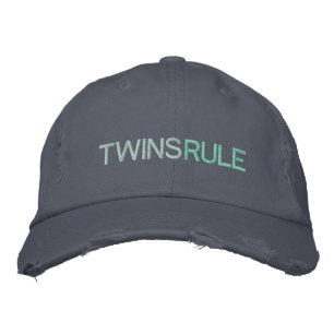 TWINS RULE BESTICKTE BASEBALLKAPPE