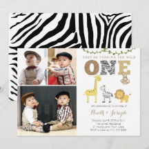 Twins Safari 1. Geburtstag Party, Mehrere Fotos