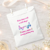 Twins Schmetterling Geburtstagsgeschenktüte Geschenktütchen (Ausgeschnitten)