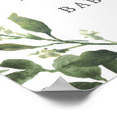 Twins Sloth Baby Dusche Begrüßungszeichen Poster (Ecke)