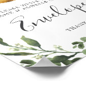 Twins Sloth Baby Shower Address Envelope-Zeichen Poster (Ecke)