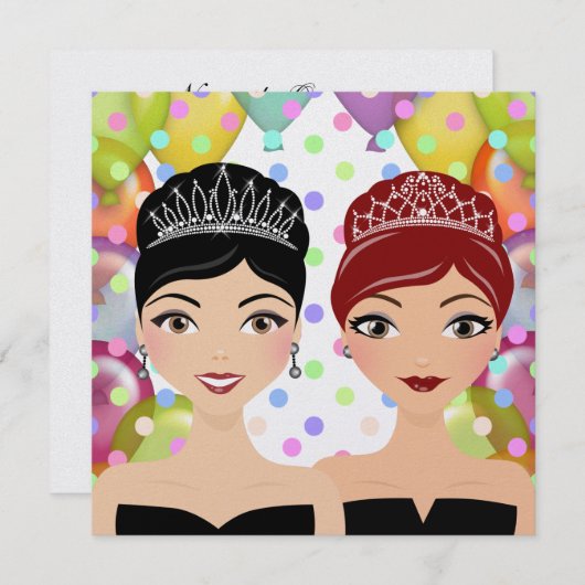 Twins - SRF Einladung (Vorne/Hinten)