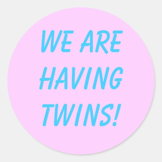 Twins Sticker (Vorderseite)