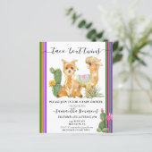 Twins Taco Fiesta Baby Shower Lama (Stehend Vorderseite)