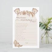 Twins Teddy Bär, der Mommy Best Shower Game kennt (Stehend Vorderseite)