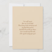 Twins Teddy Bär Rainbow Baby Einladung (Rückseite)