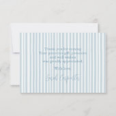 Twins Teddy Bear Baby Shower Thank You Mitteilungskarte (Rückseite)