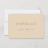 Twins Teddy Bear und Rainbow danke Karte (Rückseite)