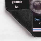 Twins Ultrasound Foto Bester Vater Date Boy Girl Mousepad (Ecke)