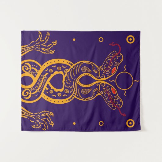 Twins Wandteppich (Vorderseite (Horizontal))